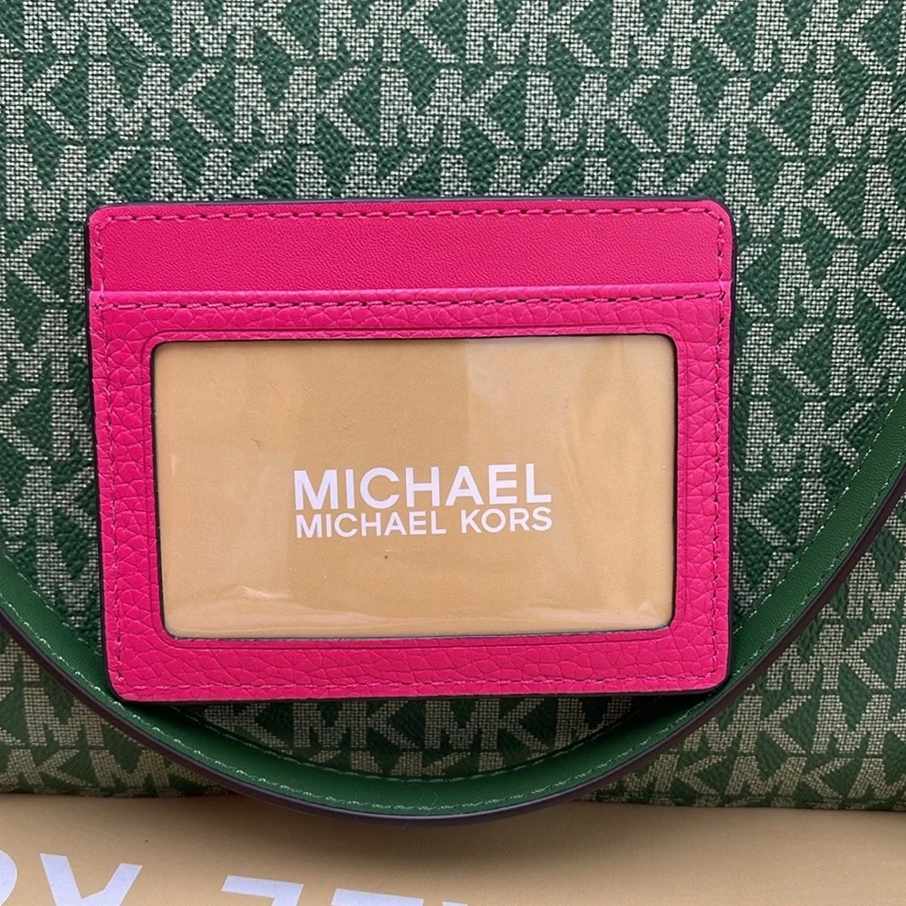 MICHAEL KORS
Large Pebbled Leather Card Holder Case
Electric Pink 
NWT - Picture 8 of 16